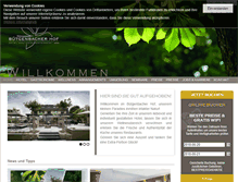 Tablet Screenshot of hotelbutgenbacherhof.com